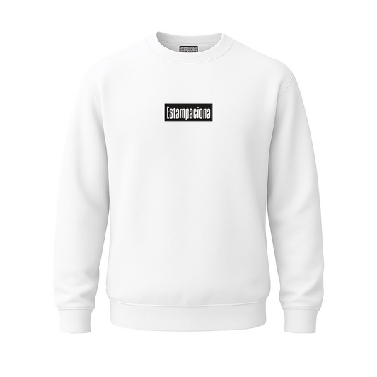 sudadera 50/50 cuello redondo unisex bordado tamaño gafete