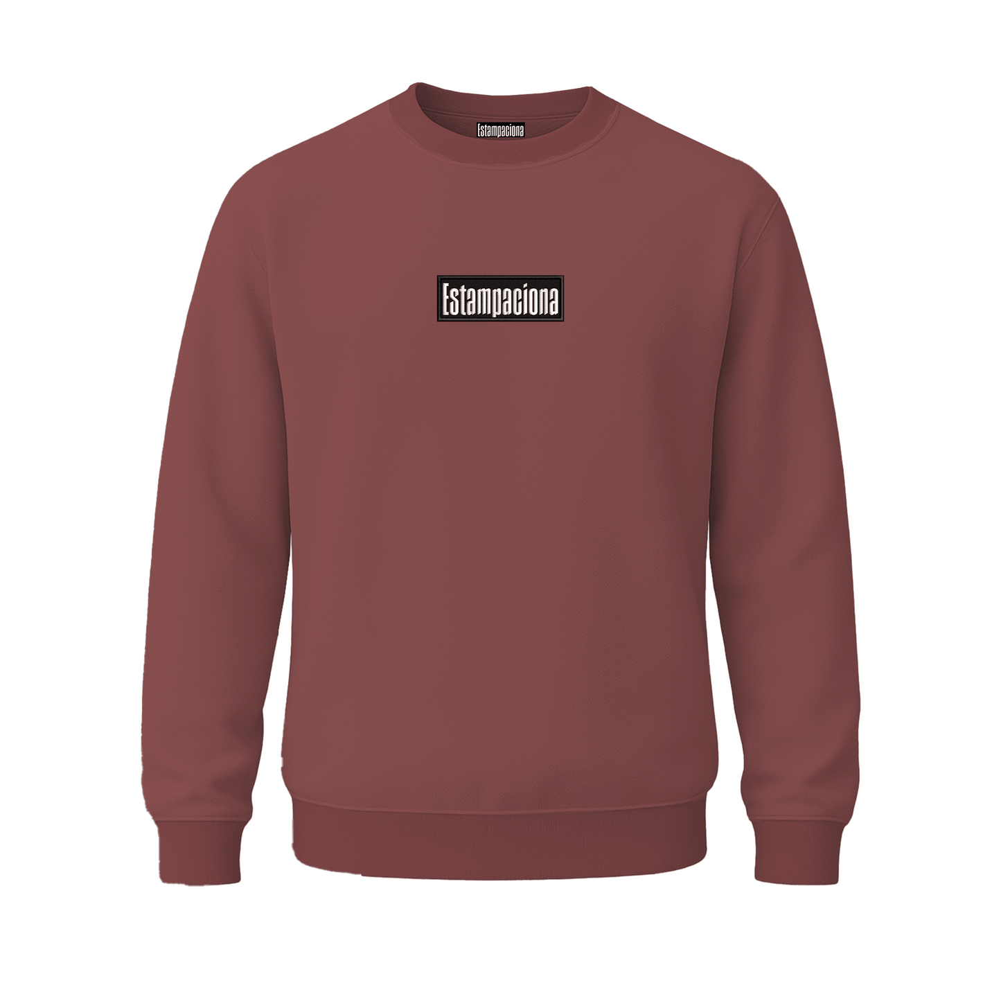 sudadera 50/50 cuello redondo unisex bordado tamaño gafete