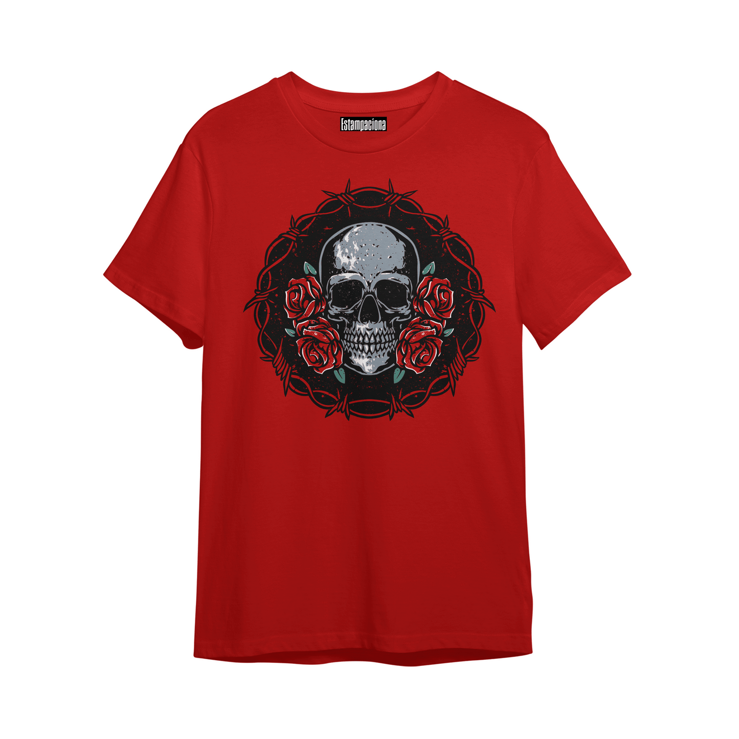 playera estampada dtf 100 algodón 140 grs manga corta cuello redondo