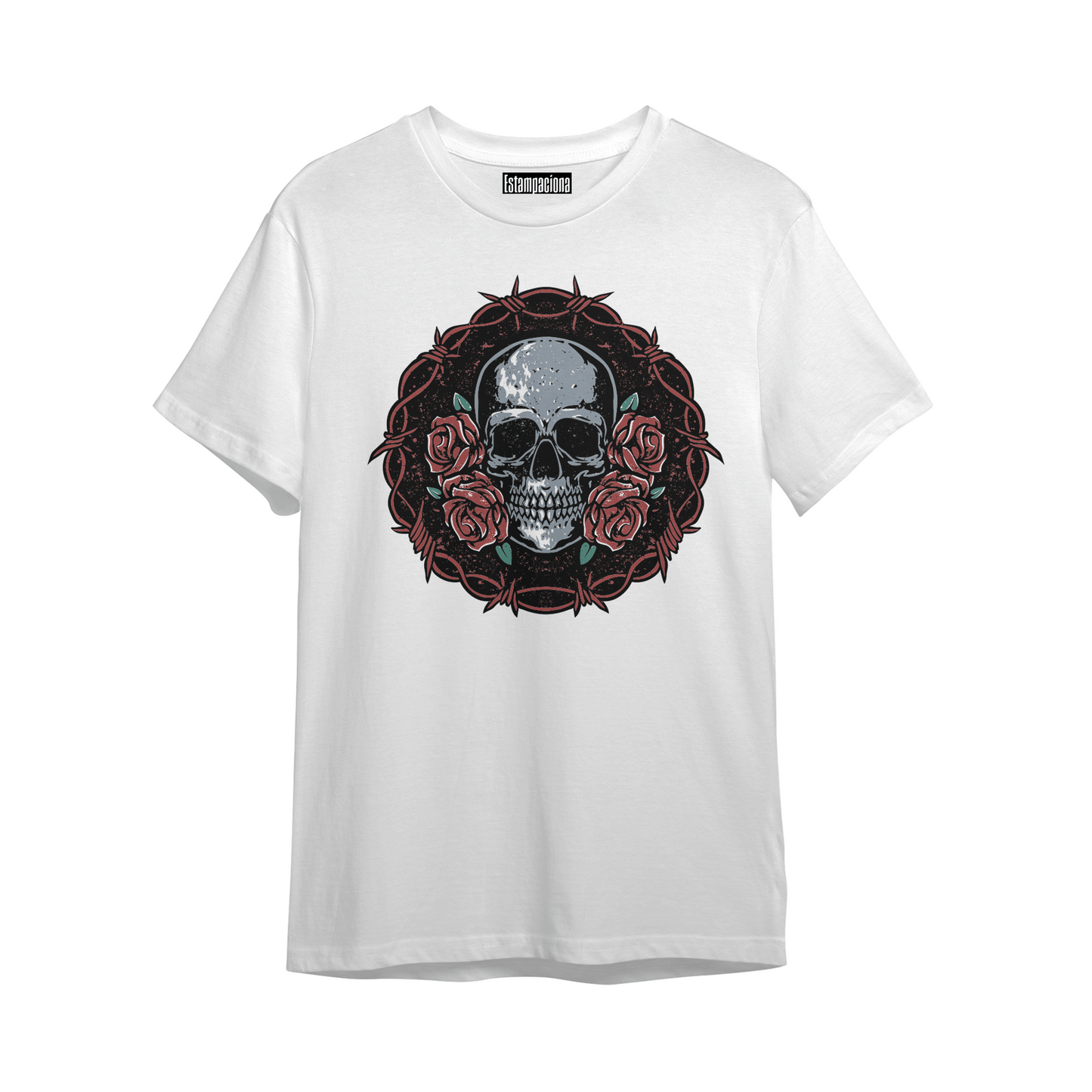 playera estampada dtf 100 algodón 140 grs manga corta cuello redondo