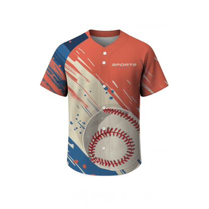 Jersey beisbolero full print unisex