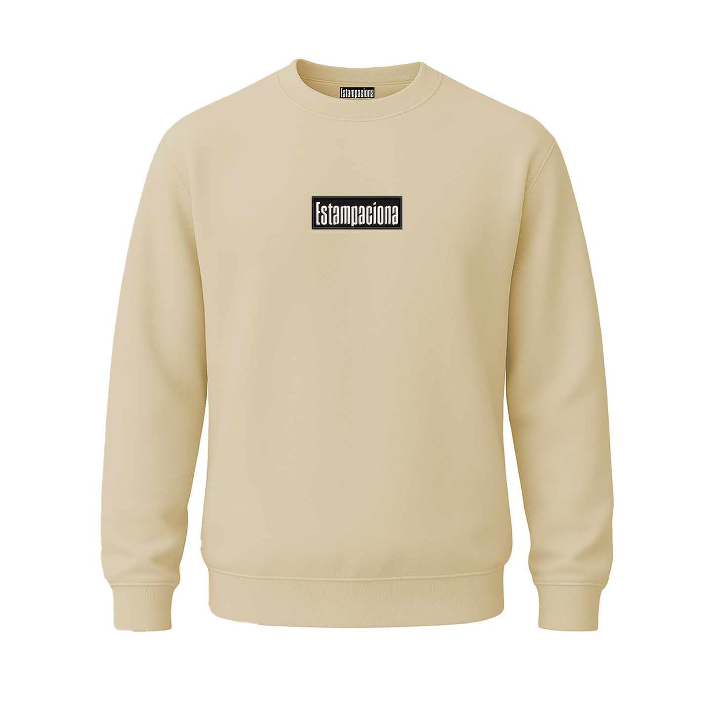 sudadera 50/50 cuello redondo unisex bordado tamaño gafete