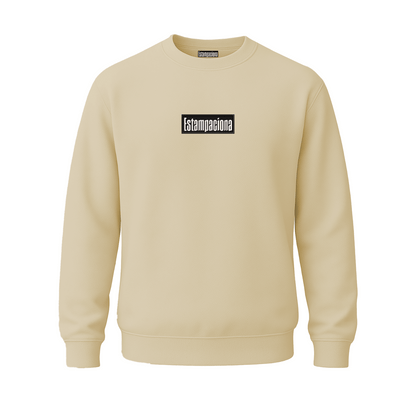 sudadera 50/50 cuello redondo unisex bordado tamaño gafete