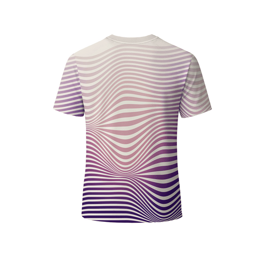 Playera cuello redondo manga corta full print unisex