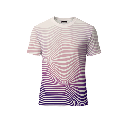 Playera cuello redondo manga corta full print unisex