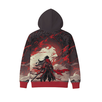 sudadera con gorro y cangurera full print unisex