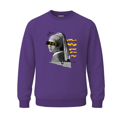 sudadera 50/50 cuello redondo unisex estampado DTF