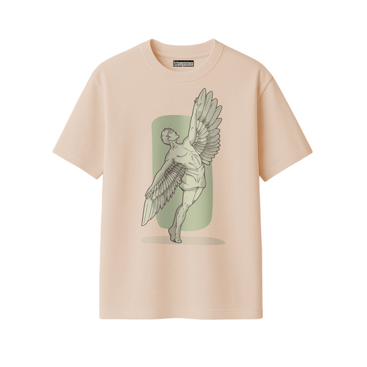 Playera cuello redondo manga corta 50/50 260 grs estampado DTF