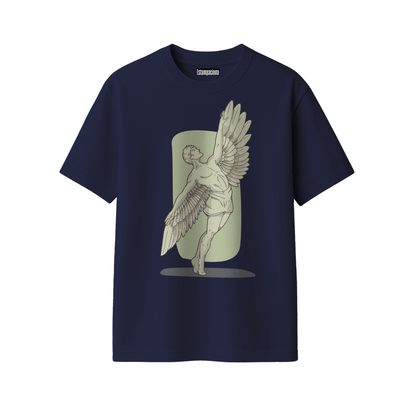 Playera cuello redondo manga corta 50/50 260 grs estampado DTF