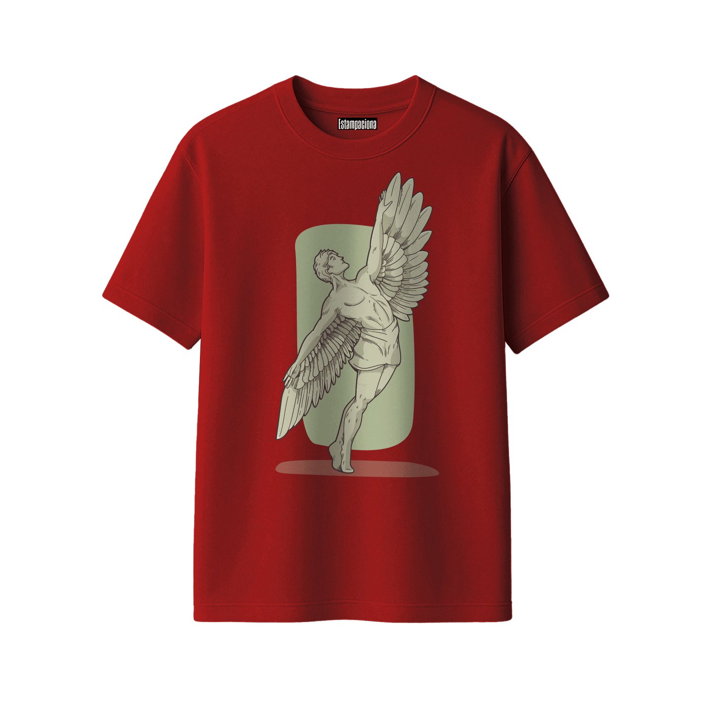 Playera cuello redondo manga corta 50/50 260 grs estampado DTF