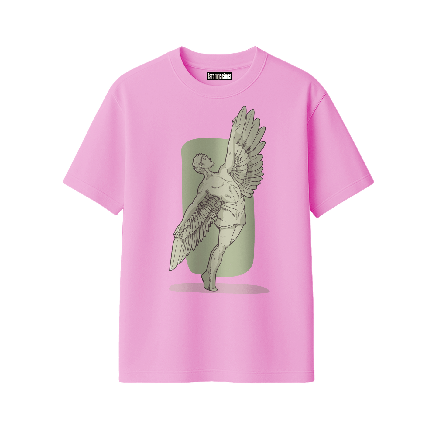 Playera cuello redondo manga corta 50/50 260 grs estampado DTF