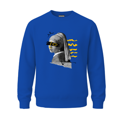 sudadera 50/50 cuello redondo unisex estampado DTF