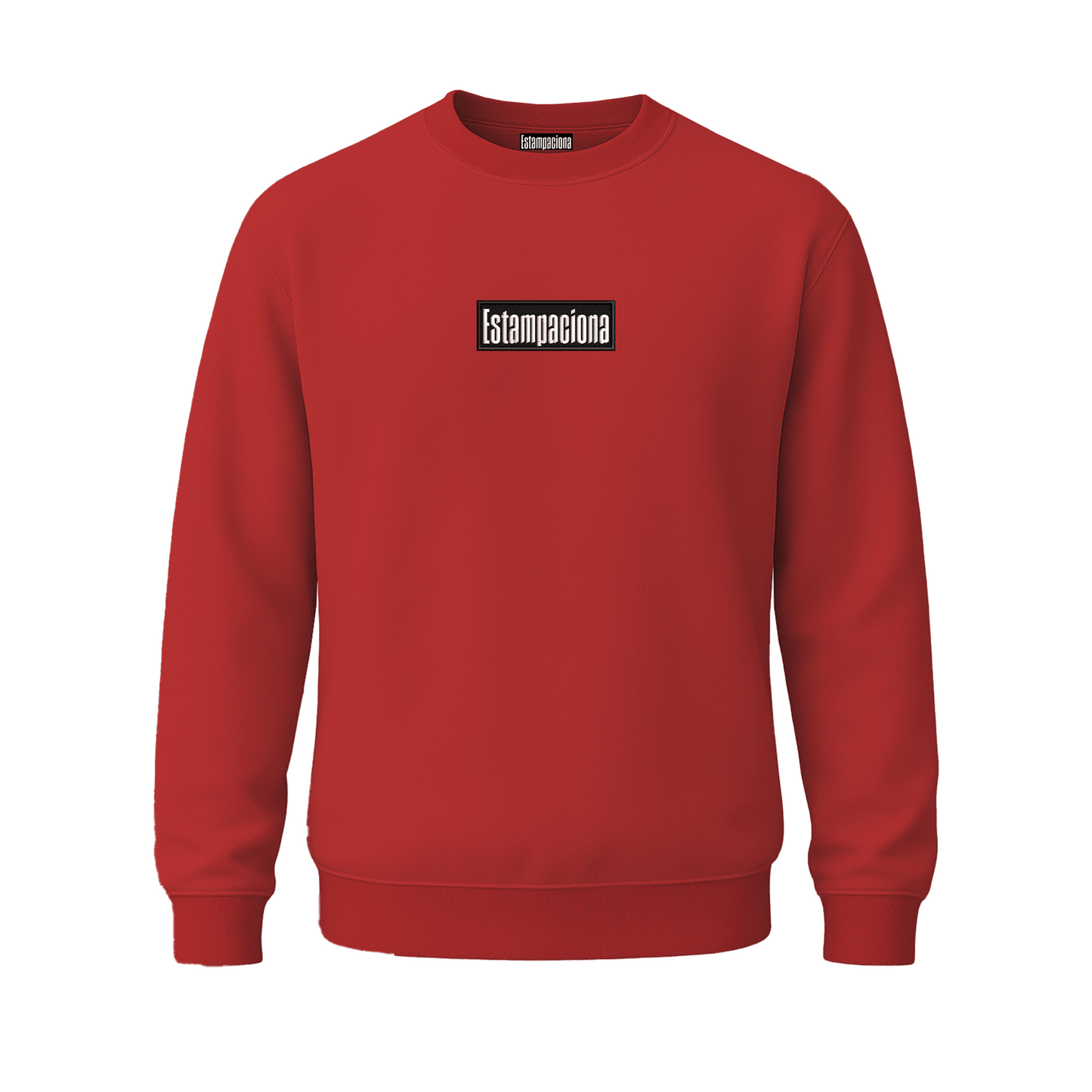 sudadera 50/50 cuello redondo unisex bordado tamaño gafete