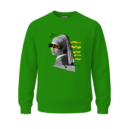 sudadera 50/50 cuello redondo unisex estampado DTF